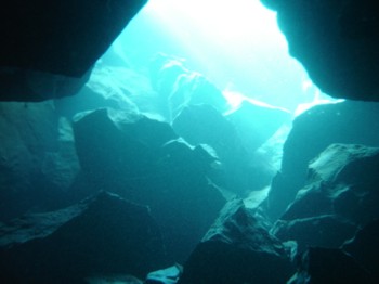 La entrada de la caverna